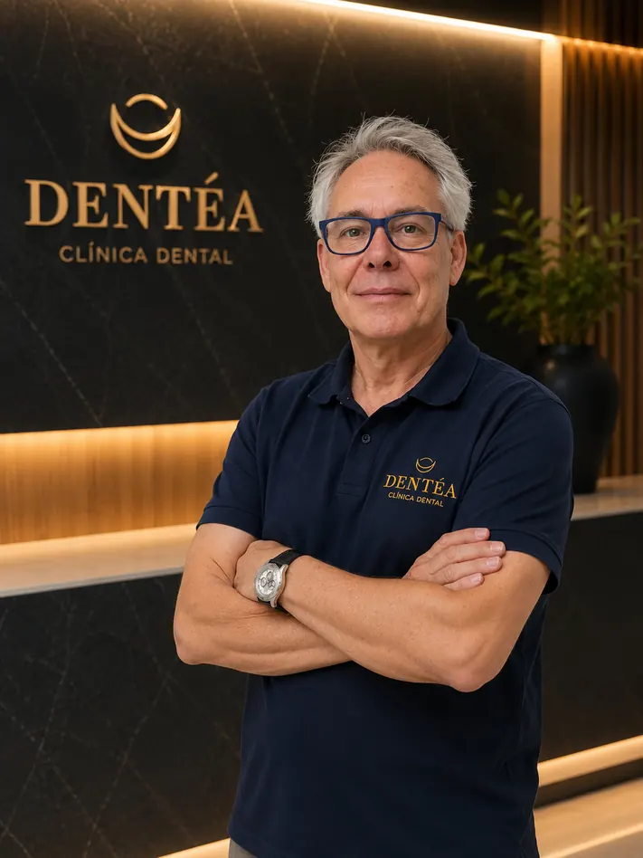 Dentista de Dentéa en la clínica